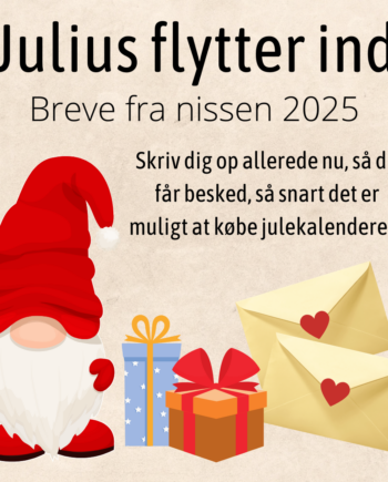 Julekalender 2025: Julius Flytter Ind - 25 Nissebreve med Tilbehør