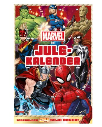 Marvel Julekalenderbog - 24 Seje Bøger - julekalenderbog - Legekammeraten.dk