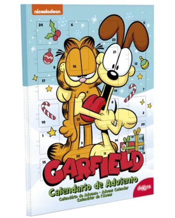 Garfield julekalender med chokolade