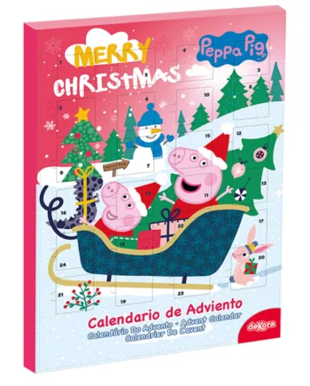 Gurli Gris julekalender med chokolade