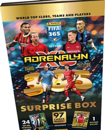 Panini Adrenalyn XL: FIFA 365 2025 - Pakkekalender med 24 lÃ¥ger - Fodboldkort-Julekalender (Countdown/Advent Calendar)