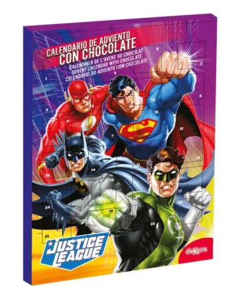 Superhelte julekalender med chokolade