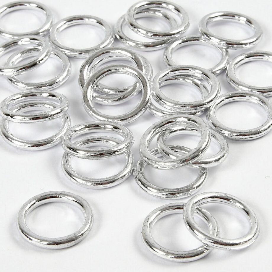 Plastringe 15 mm, 25 stk. til kreative projekter