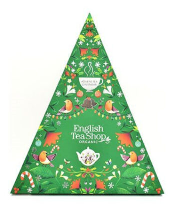 English Tea Shop Triangular tejulekalender grøn Ø, 25br