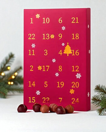 Julekalender Med Romkugler  Reserved Chocolate